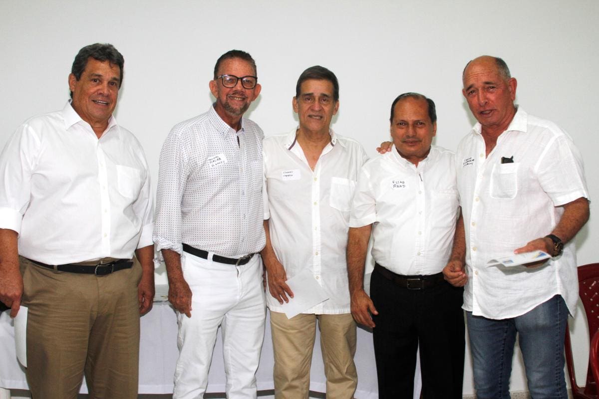 Rafael Varela, Hernando Pereira, Edgardo Capella, Elías Raad y César Guerrero.