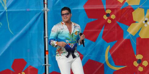 Video: Elder Dayán encendió la bahía en moto acuática en el Festival Náutico