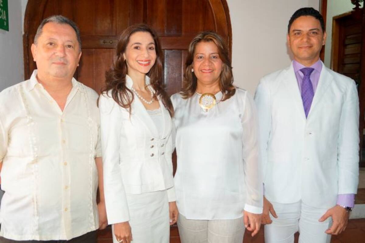 César Camacho, Elizabeth Arteta, Eugenia Ruiz y Ómar Nieves.