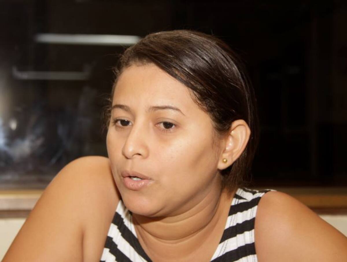 Sabrina Arrieta López, personera de Montecristo. Lorena Henriquez