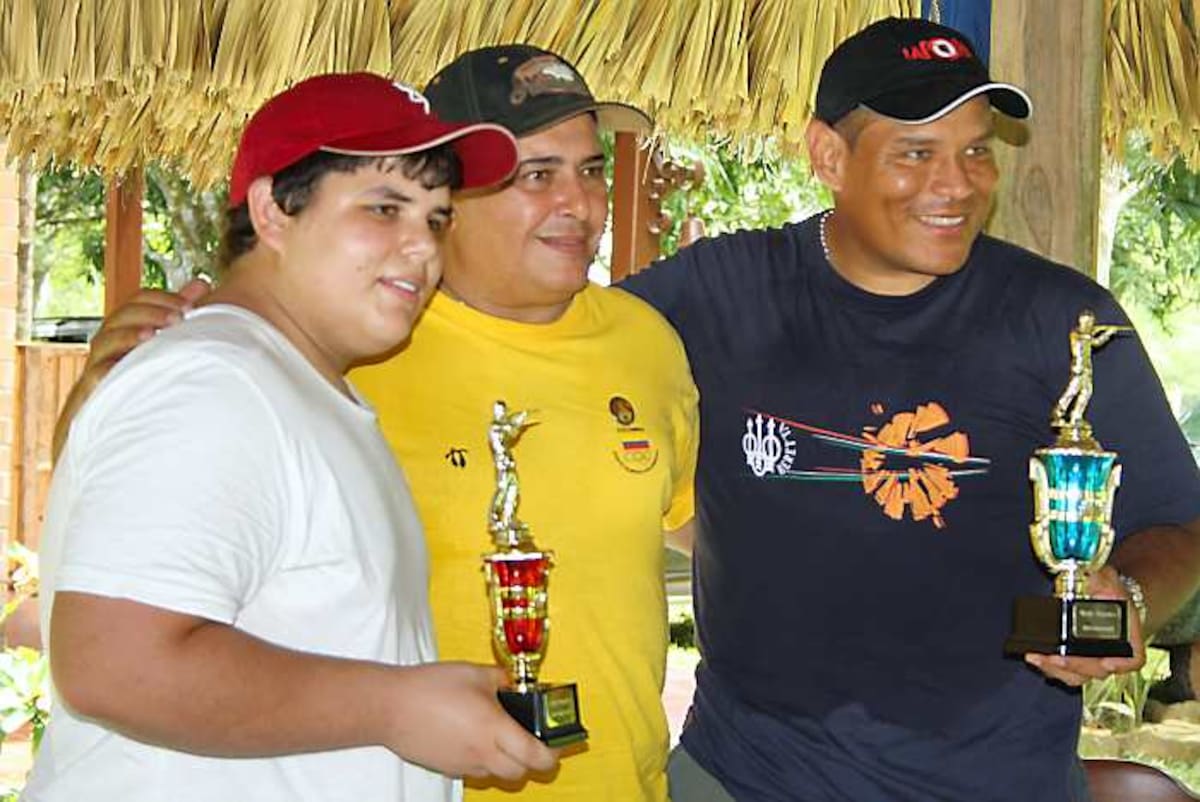 Luis Fernando Méndez, Óscar Haddad García y Nicolás Tordecilla compiten por Córdoba en Torneo Nacional de Tiro Deportivo en Boyacá. EL UNIVERSAL/EL UNIVERSAL