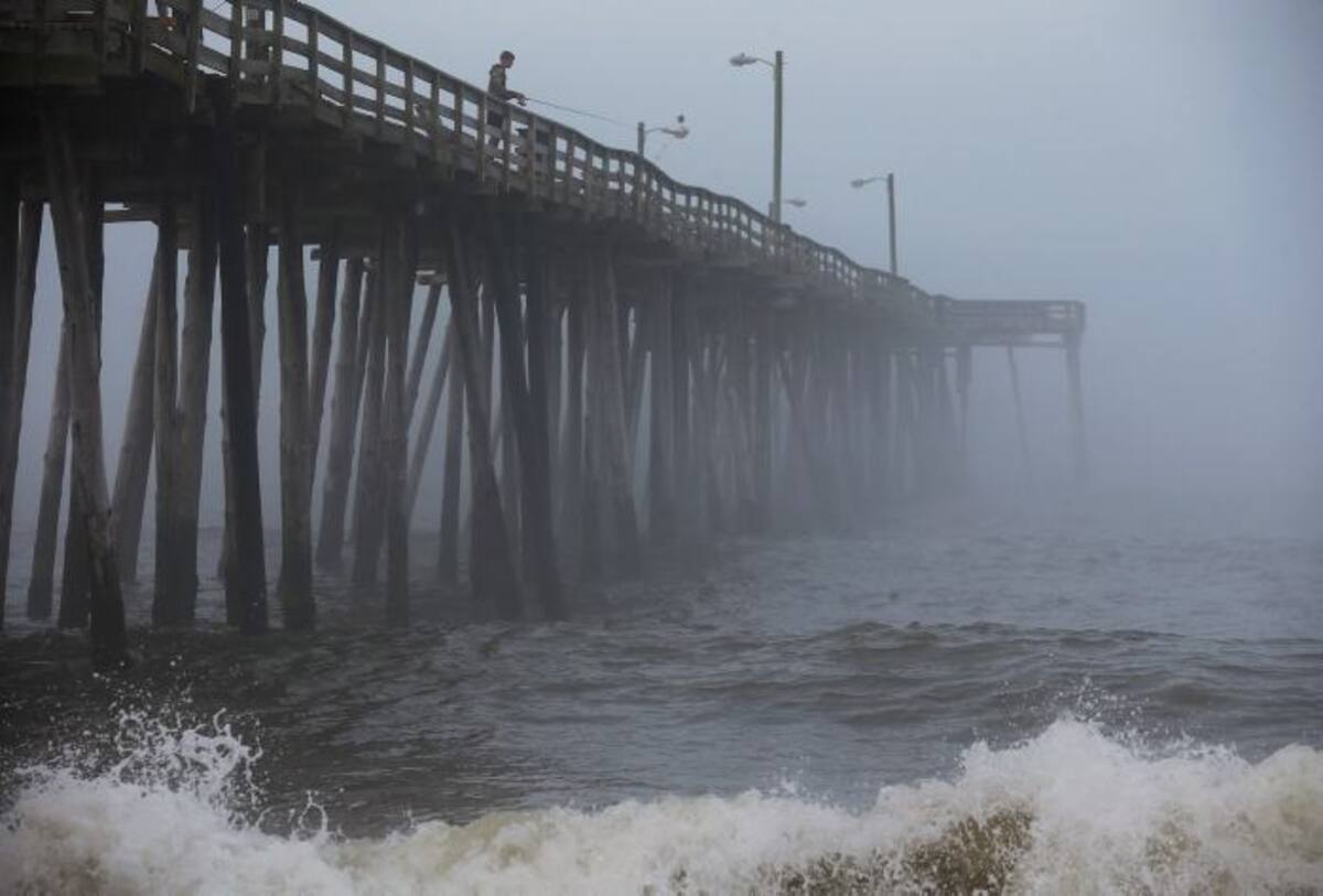 Huracán Arthur en Carolina del Norte. AFP MARK WILSON
