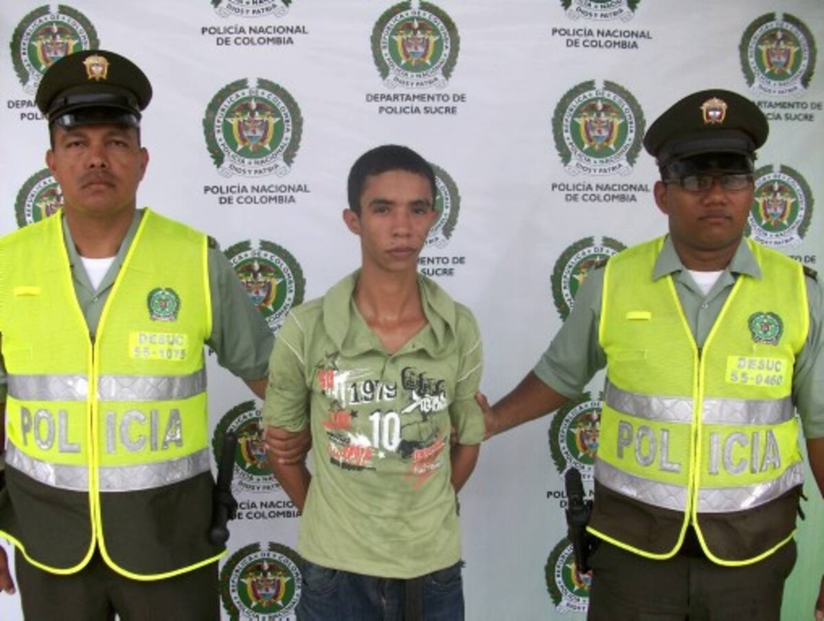 Leonardo Fabio Muleth Guzmán, capturado.