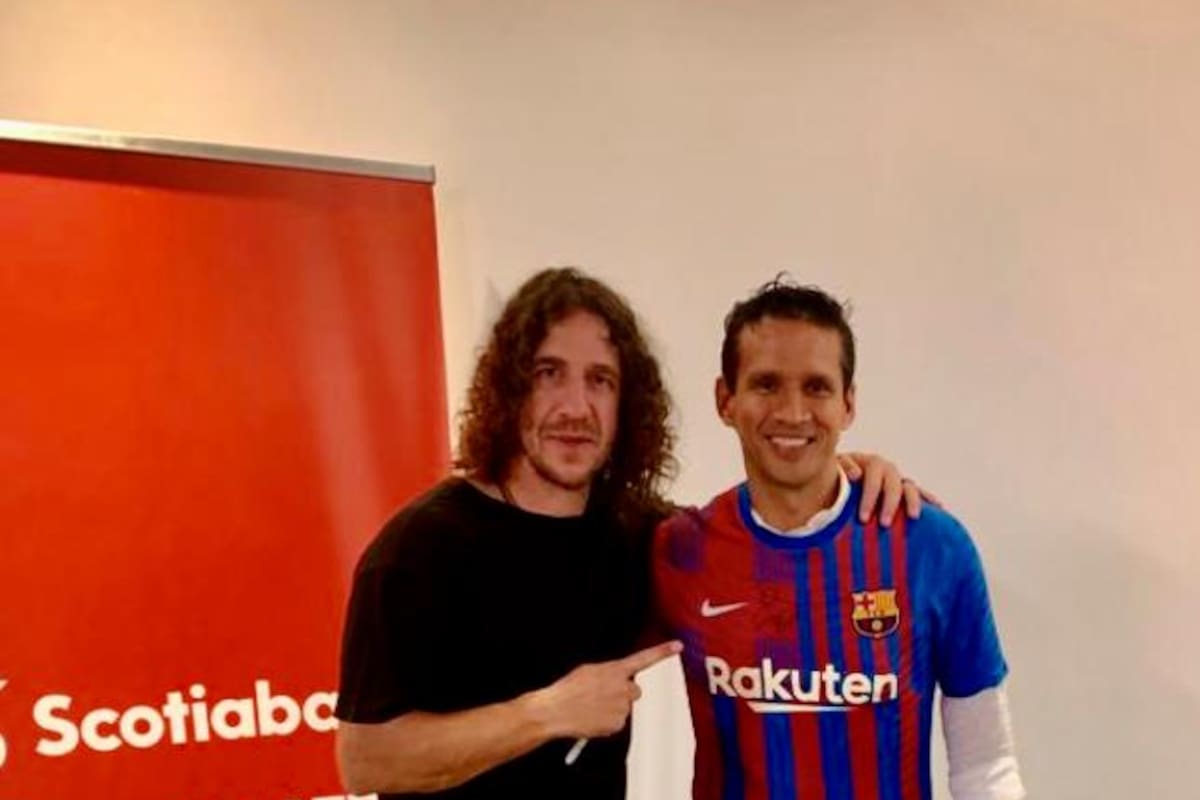 Ricardo Serge y su emotivo encuentro con el gran Carles Puyol
