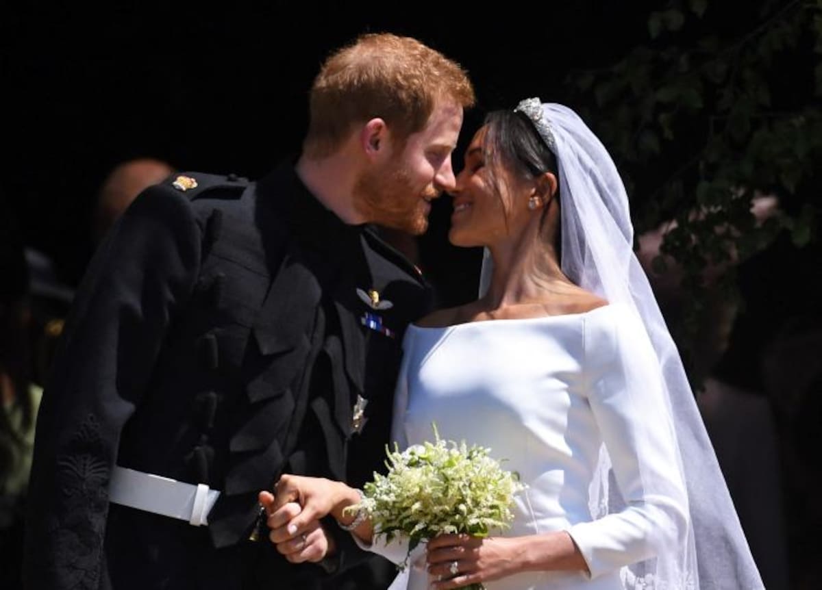 Meghan Markle y el príncipe Enrique. EFE