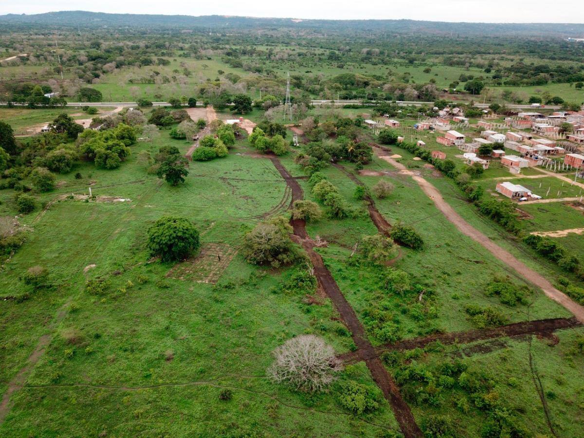 En una parte del predio se han construido varias viviendas.// Cortesía.