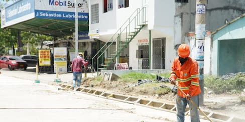 Así avanzan las obras en la avenida Pedro Romero: estos son los 2 sectores intervenidos