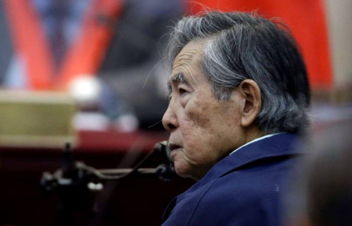 Alberto Fujimori permanece internado en una clínica local por un cuadro de arritmia cardíaca. AP.