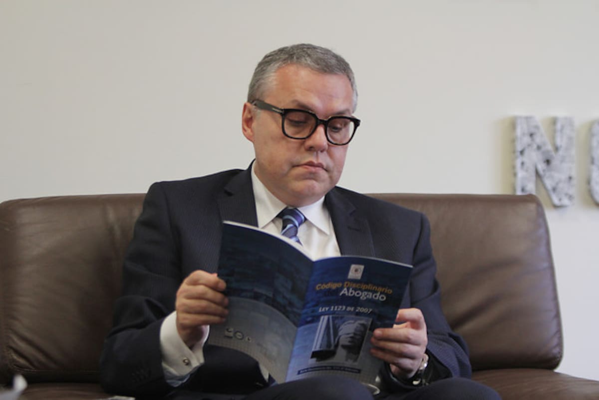 Entrevista con el magistrado de la Sala Disciplinaria, Néstor Iván Osuna. COLPRENSA
