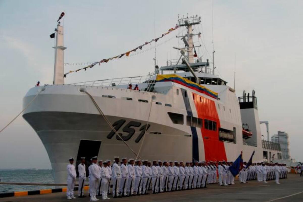 Regresó a Cartagena el buque ARC Simón Bolívar tras expedición en la Antártica