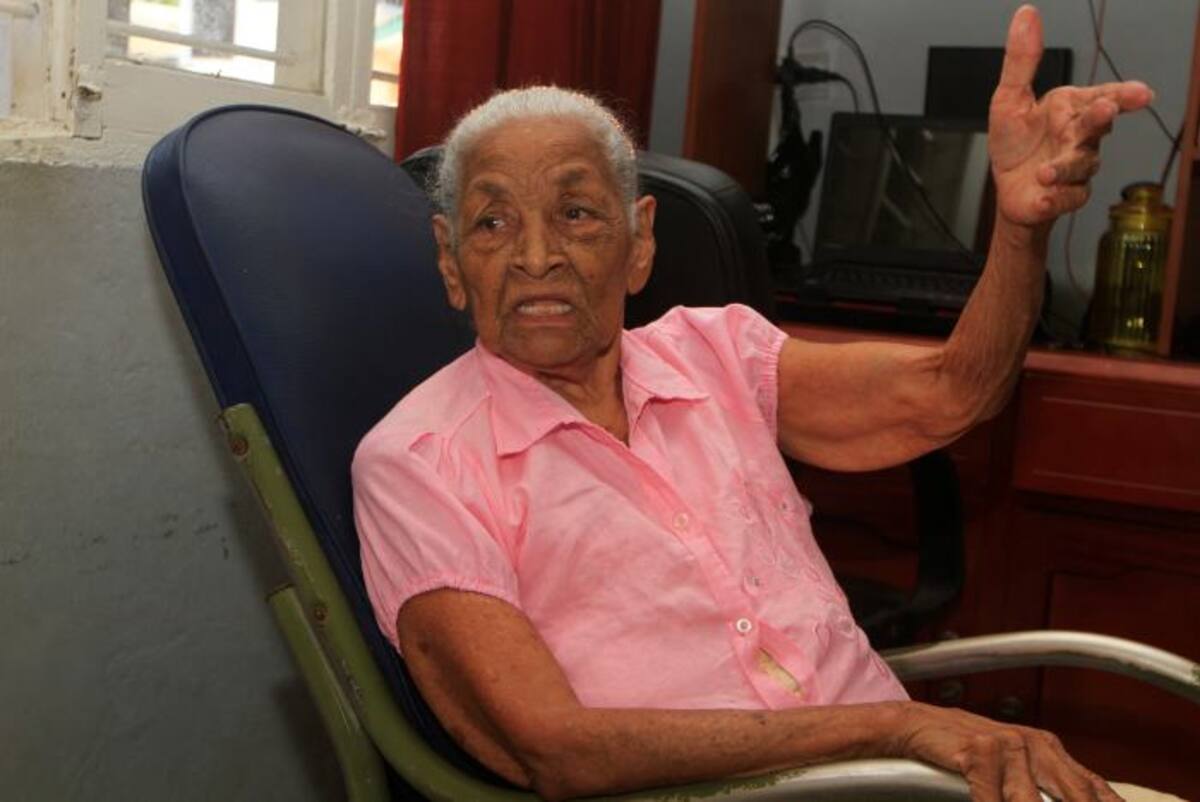 Petrona Franco Rodríguez, una de las fundadoras de Santa María. foto julio castaño