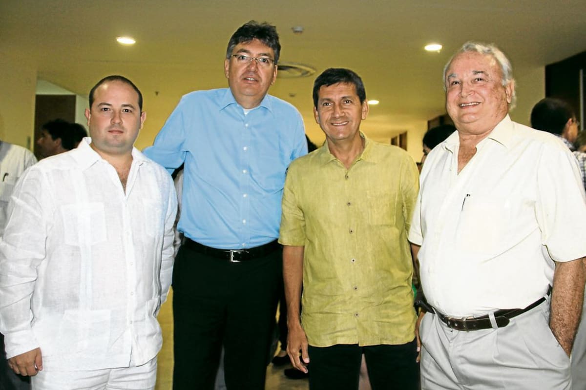 Fernando Araújo, Mauricio Cárdenas, Alvaro Críales y Antonio Pretelt.