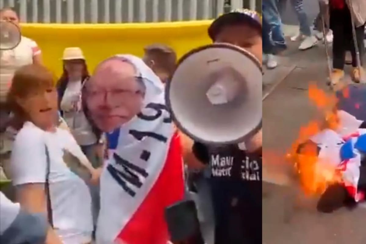 “Construyen el odio”: Petro exige investigar quema de un muñeco con su rostro