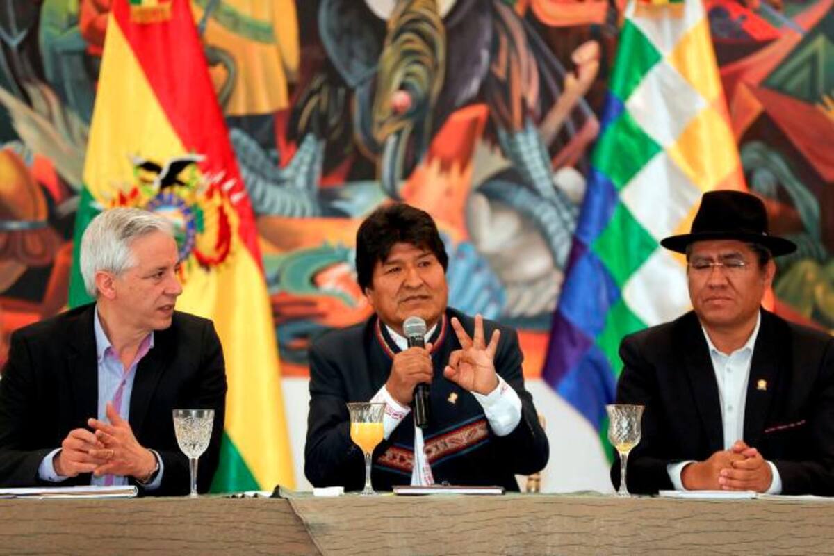 Evo Morales califica la reacción opositora de “golpe de Estado” en Bolivia