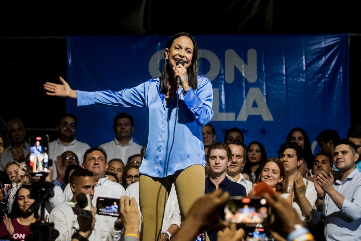 María Corina Machado arrasa en las primarias venezolanas