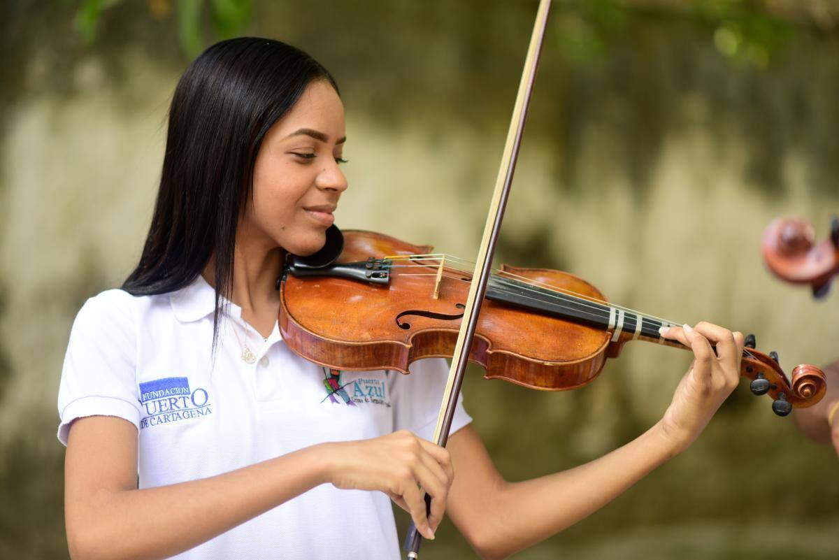 La música es otro de los aspecto que fomenta la FPC en los barrios de su área de influencia. // FOTO: Cortesía