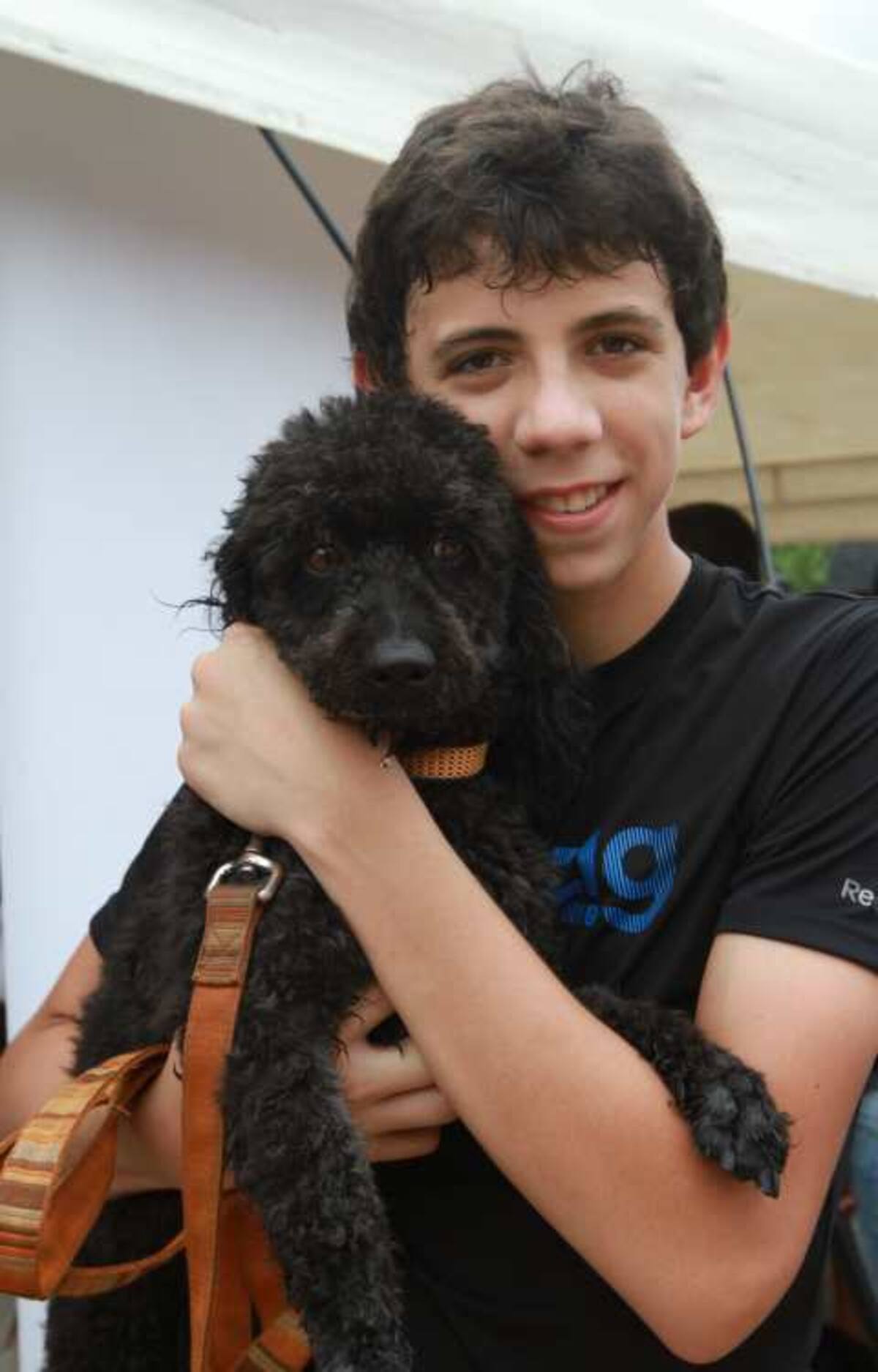 Javier Porto con Bonifacio.