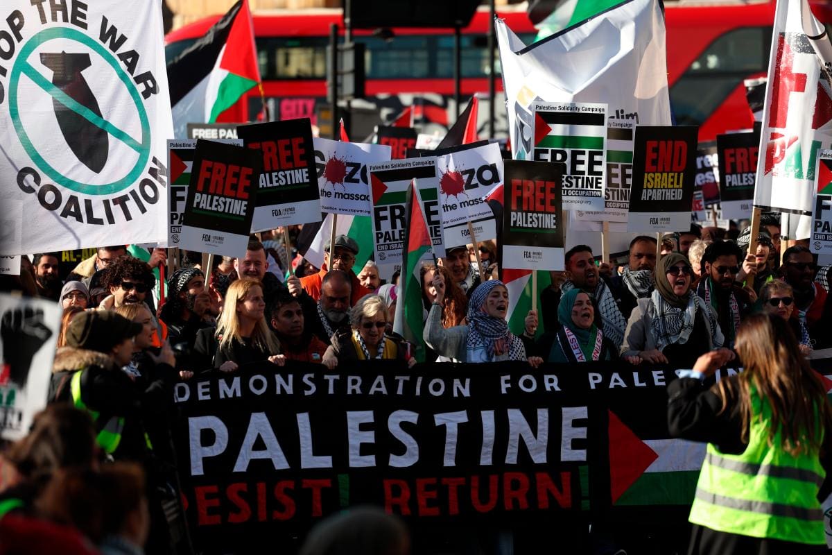 Masivas protestas en varias ciudades del mundo a favor de palestinos