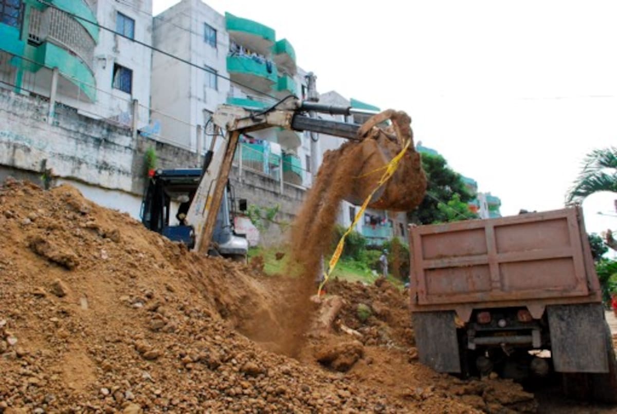 El Mirador de Zaragocilla es uno de los conjuntos residenciales que siempre ha presentado problemas de erosión.