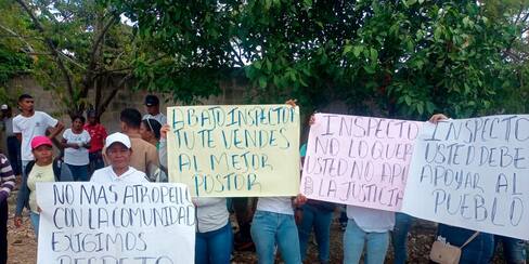Familias en Pasacaballos protestan porque los desalojarán de unos terrenos