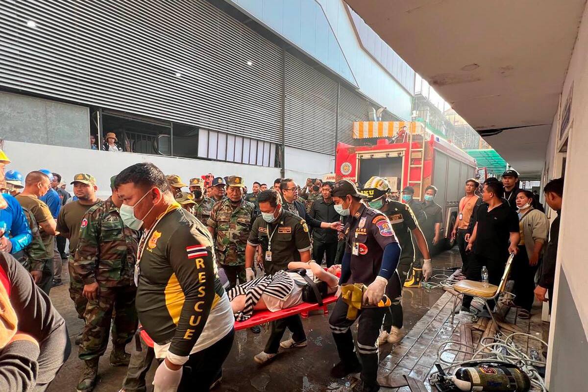 Aumentan a 25 los fallecidos por el incendio de un casino en Camboya