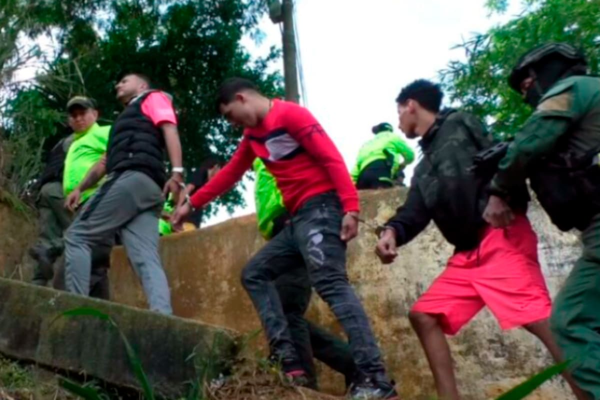 Capturan a miembros del ‘Tren de Aragua’ en Bucaramanga
