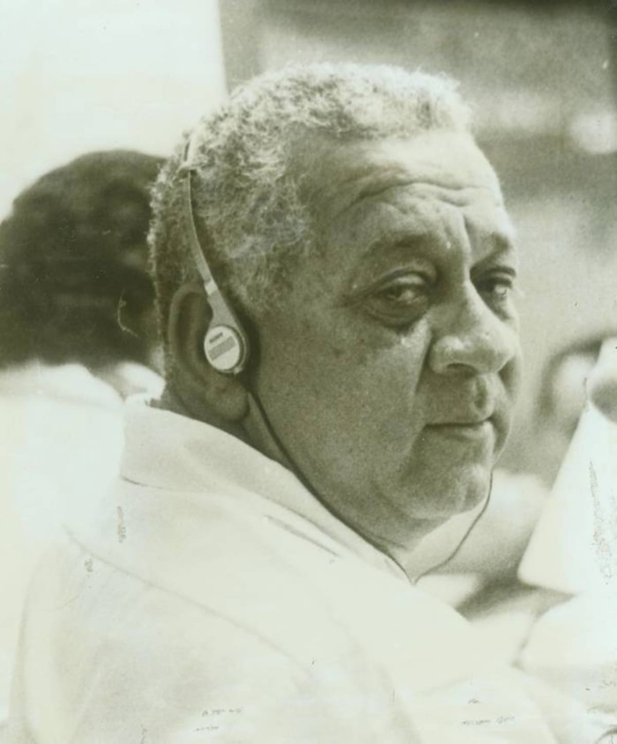 Napoleón Perea Castro, legendario locutor deportivo de Cartagena.