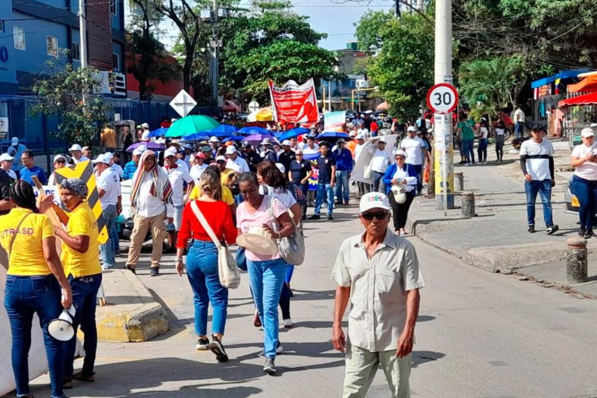 Galería: Así avanza marcha del Día del Trabajo en Cartagena