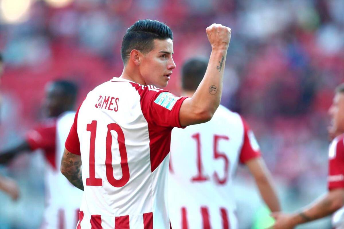 James Rodríguez vuelve a ser protagonista con el Olympiacos