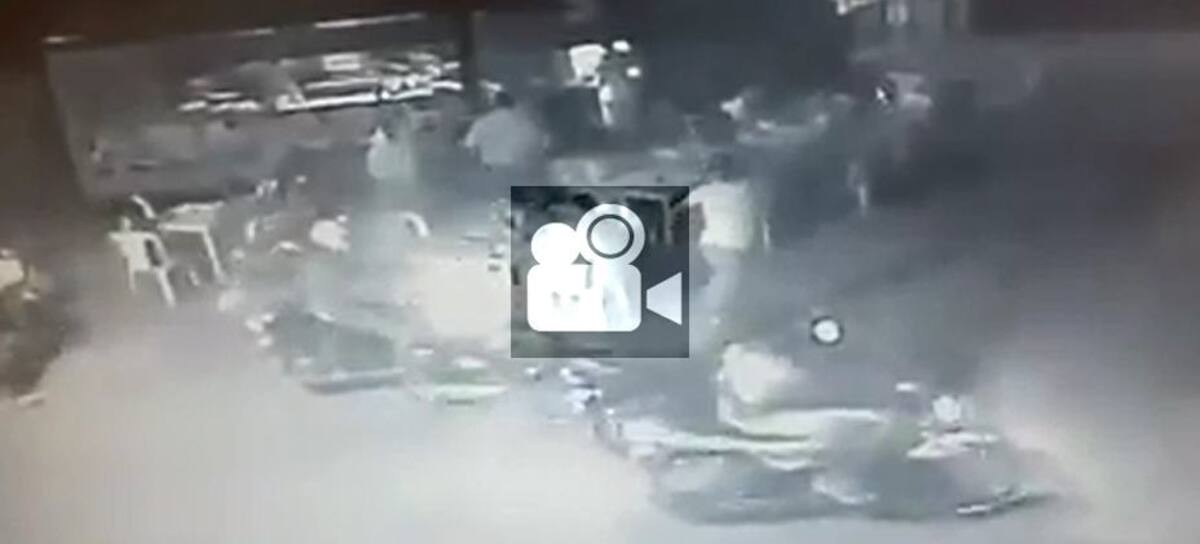 Las cámaras de seguridad captaron el momento del atraco.