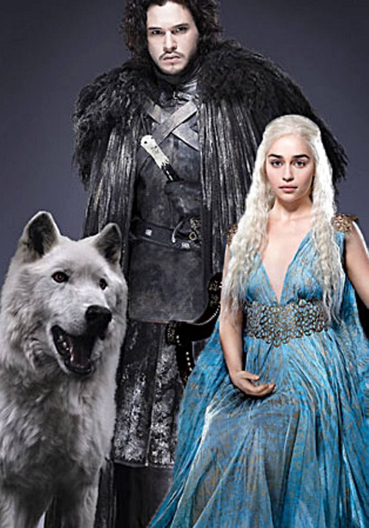 Jon Snow y Daenerys. Pinterest