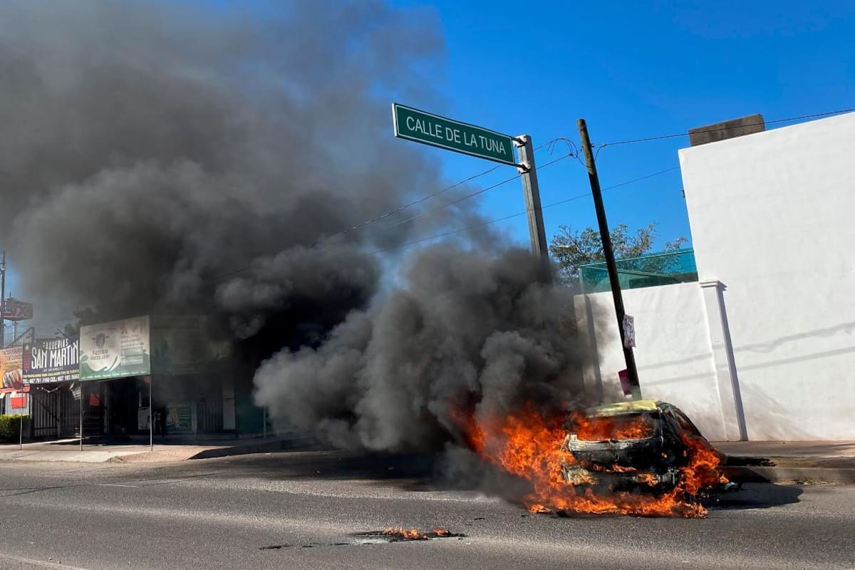 Fotos: Balas y bloqueos por captura de Ovidio Guzmán, hijo del Chapo
