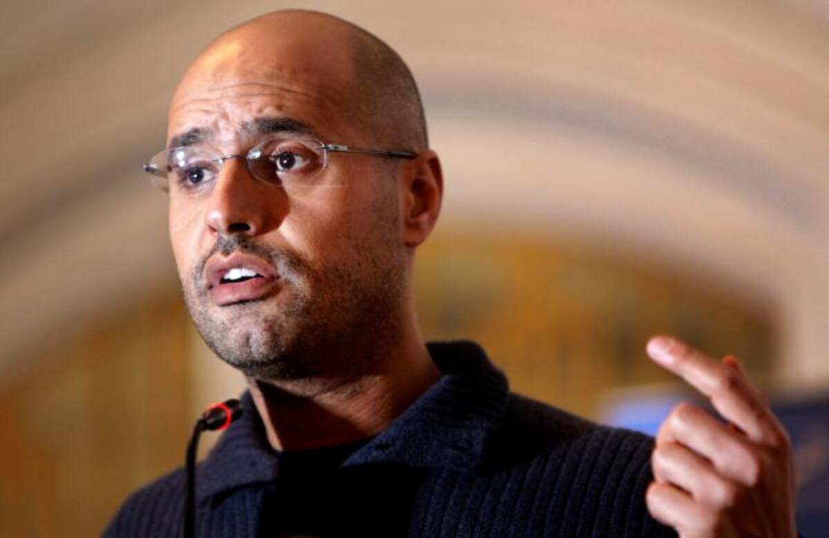 Seif al-Islam, hijo del dictador libio Muamar Gadafi. AP Ben Curtis