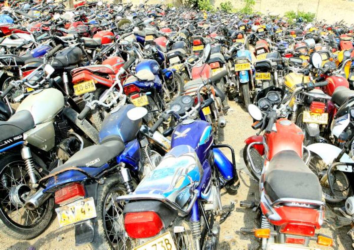 Se estima que en Cartagena ruedan más de 50 mil motocicletas. En los patios del Tránsito Distrital hay 1.986 de estos vehículos inmovilizados. ARCHIVO - EL UNIVERSAL