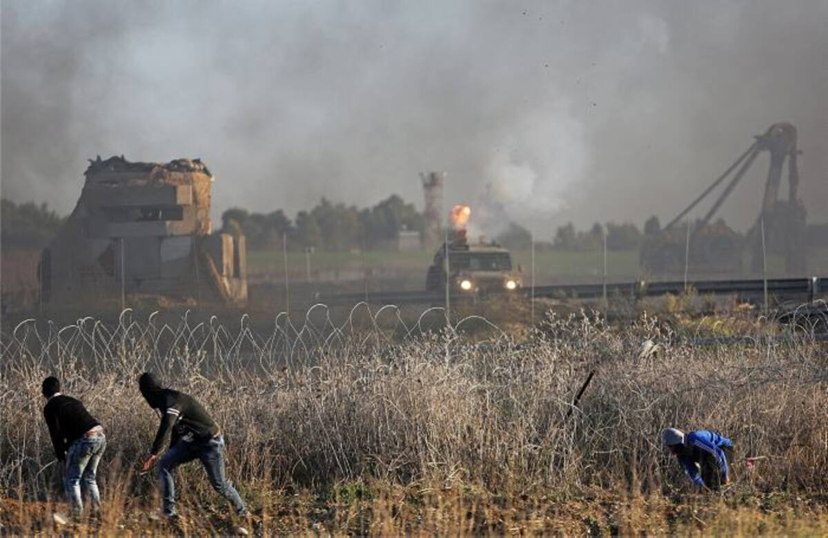 Cientos de palestinos resultaron heridos en enfrentamientos con las fuerzas de seguridad en Jerusalén Este, Gaza y Cisjordania. EFE