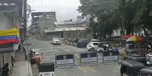 Video: así fue el ataque de drones del ELN a estación de Policía en Tadó, Chocó