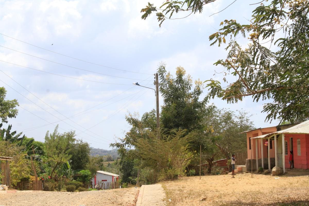 El corregimiento de Piñique, en Clemencia, es uno de los más internados en las montañas y su acceso es penoso.
