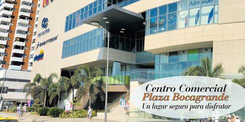 Centro Comercial Plaza Bocagrande, un lugar seguro para disfrutar