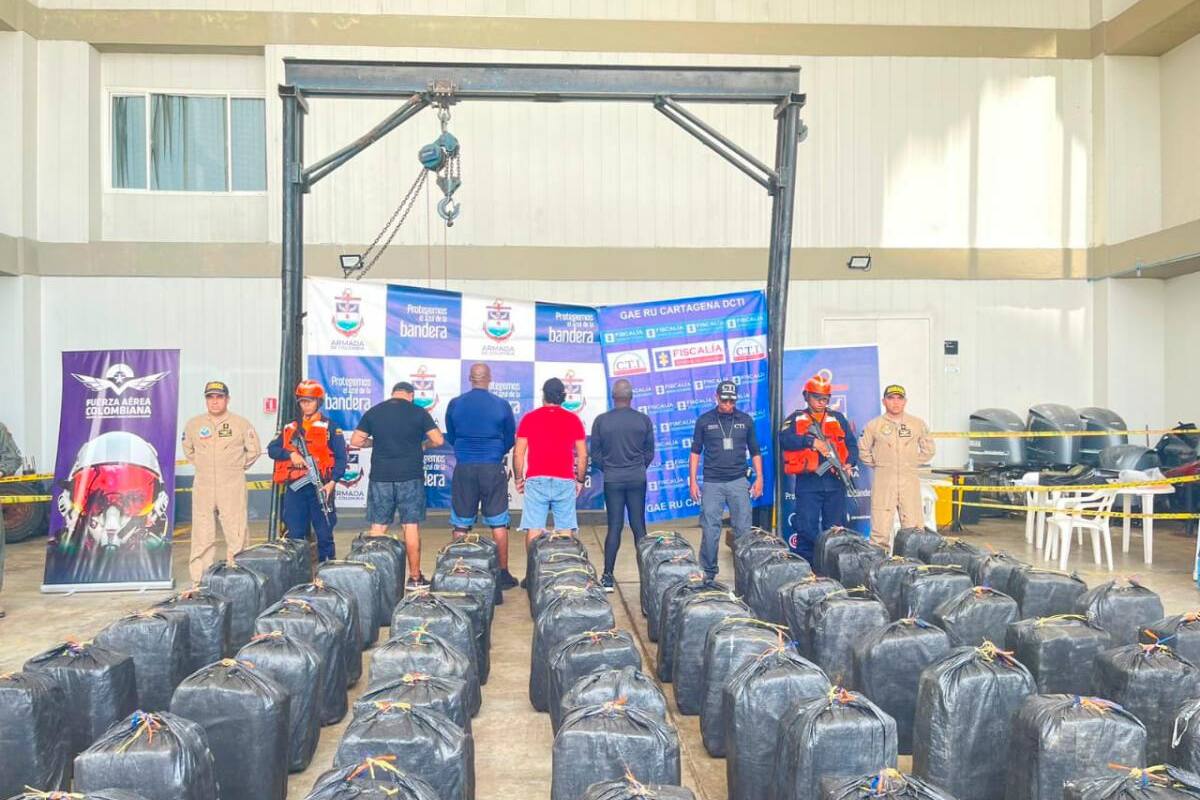 Video: En 3 operativos incautan 5,5 toneladas de cocaína en el Mar Caribe