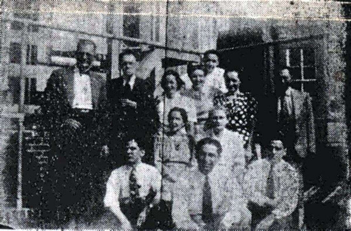 Luis Carlos López en Baltimore, con Jacobo Delvalle.