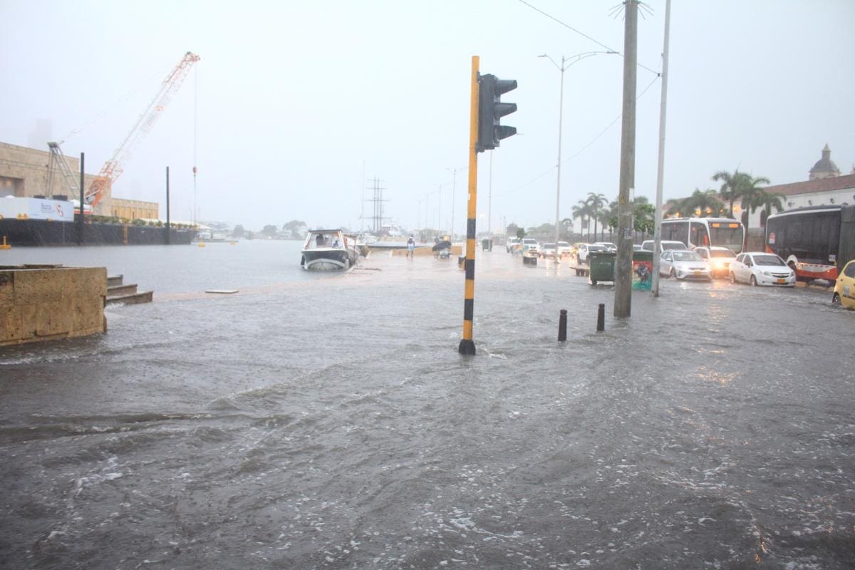 ¡Atención! Tendremos 3 meses más de lluvias en Cartagena