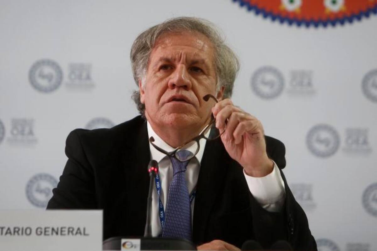 Almagro afirma que Maduro comete crímenes de lesa humanidad contra su pueblo
