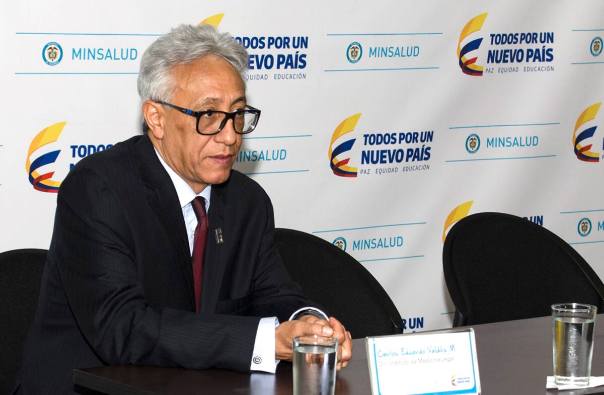 Carlos Eduardo Valdés, director de Medicina Legal.