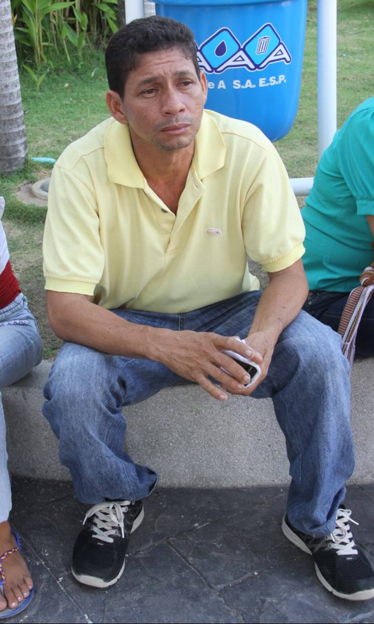 Jhony Prada, esposo y padre de las menores COLPRENSA