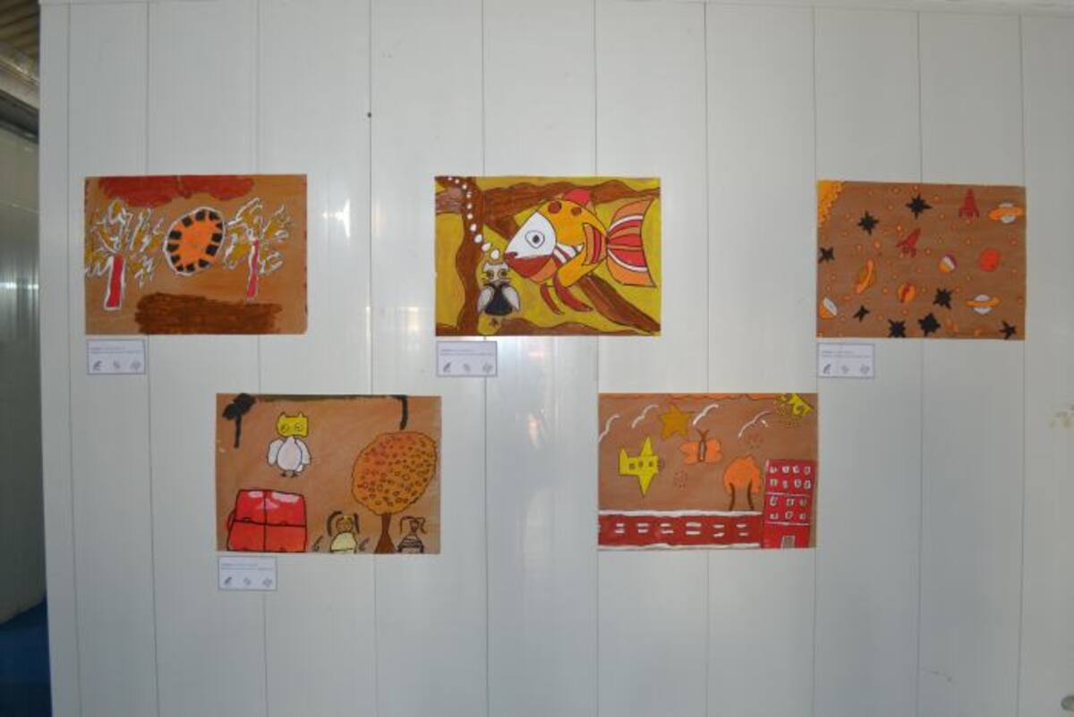 Exposición de obras en Ciudad Bicentenario. CORTESÍA