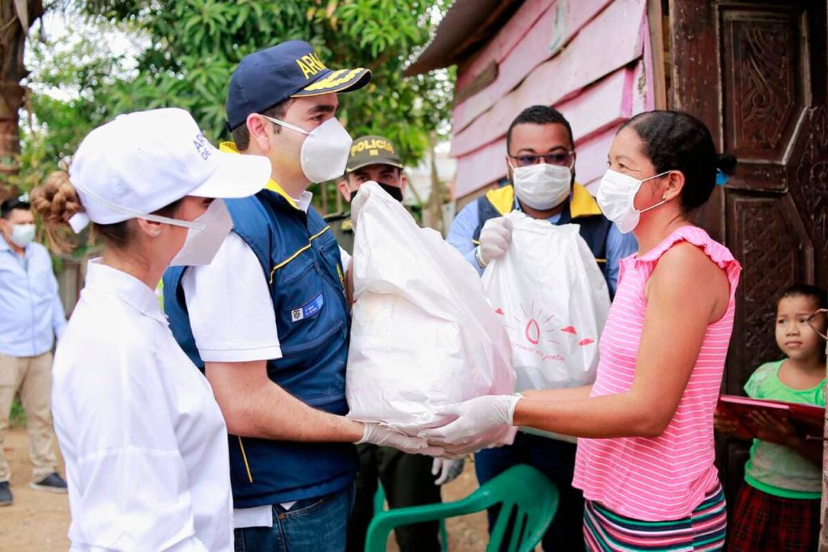 San Estanislao de Kotska y Villanueva recibieron ayudas humanitarias