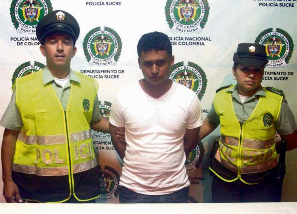 Andy González Suárez, capturado por delito sexual.