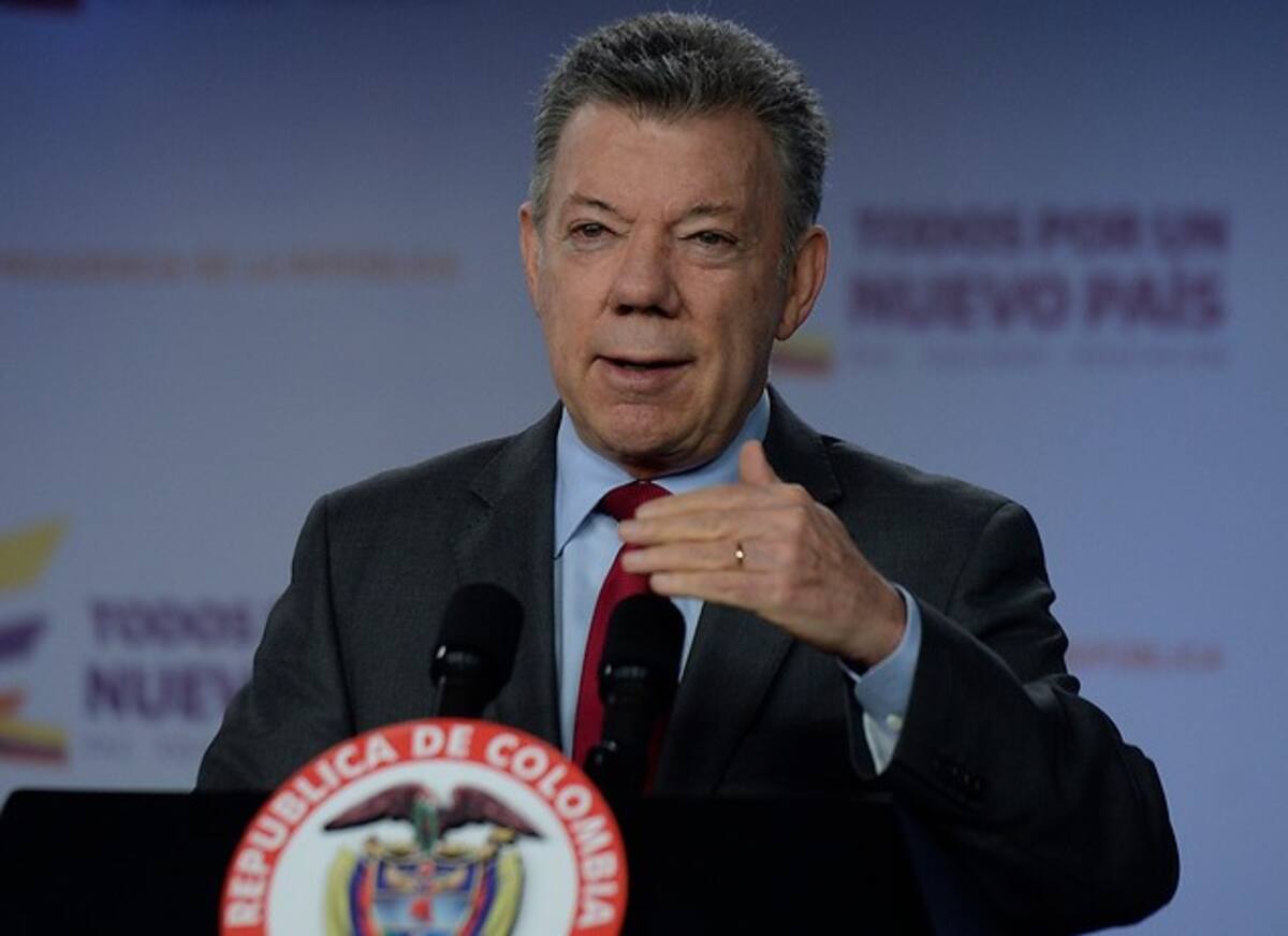 Presidente de la República Juan Manuel Santos. Colprensa.