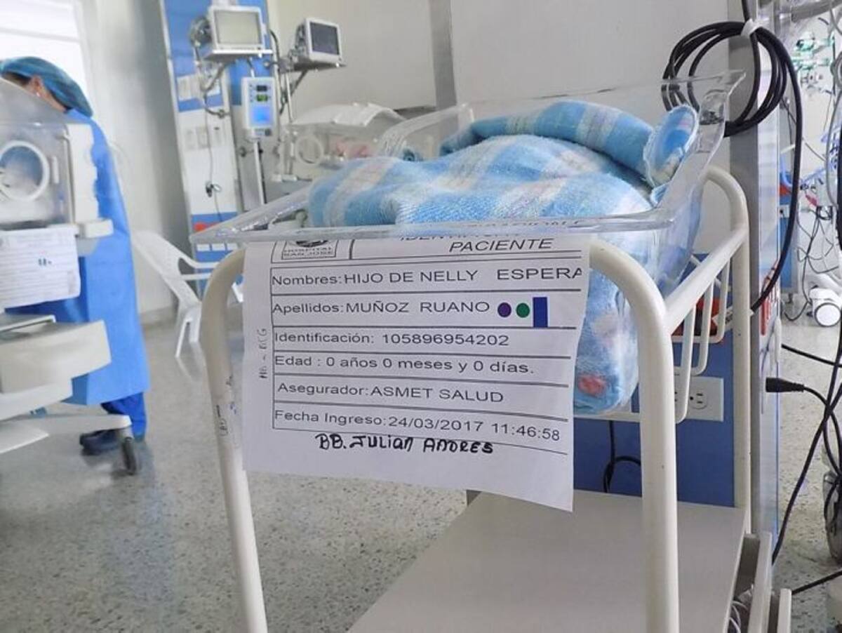 El nombre del recién nacido es en conmemoración a su hermanita. Colprensa.