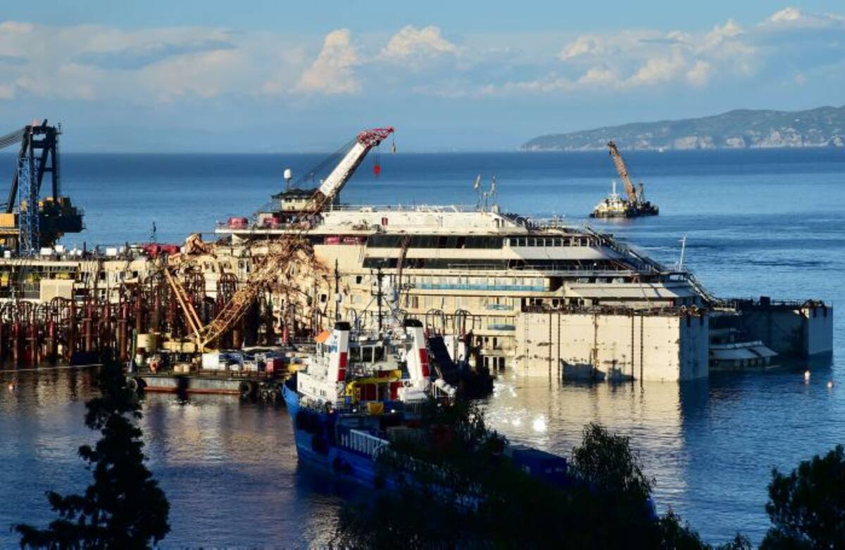 Crucero Costa Concordia. AFP GIUSEPPE CACACE